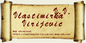 Vlastimirka Virijević vizit kartica